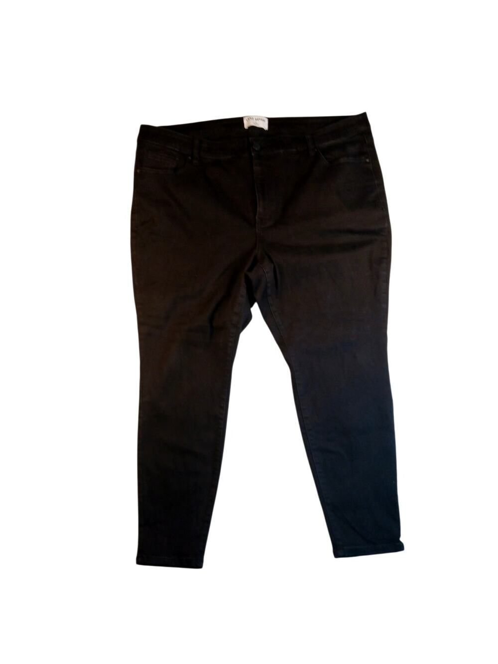 Comfy Lane Bryant Womens Plus Size Black Denim Stretchy Jeans - Size: 22